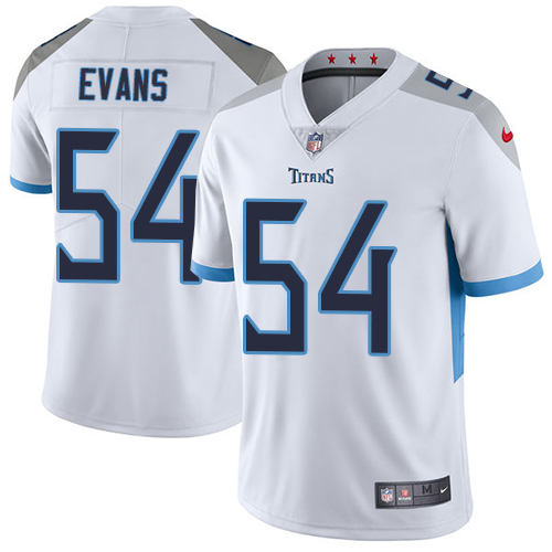 Nike Titans #54 Rashaan Evans White Men's Stitched NFL Vapor Untouchable Limited Jersey